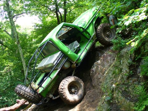 1978 Ford Bronco - me on ledge
