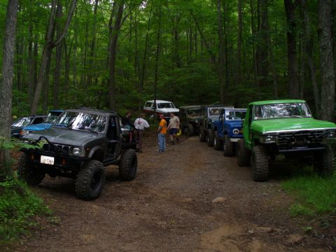 1978 Ford Bronco - at the trailhead