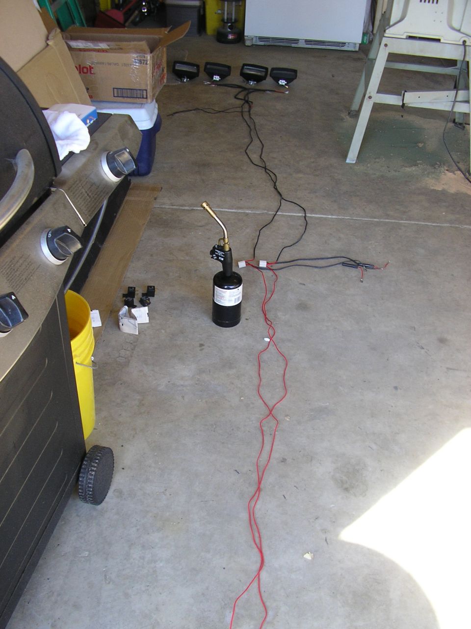 Fog light wiring harness