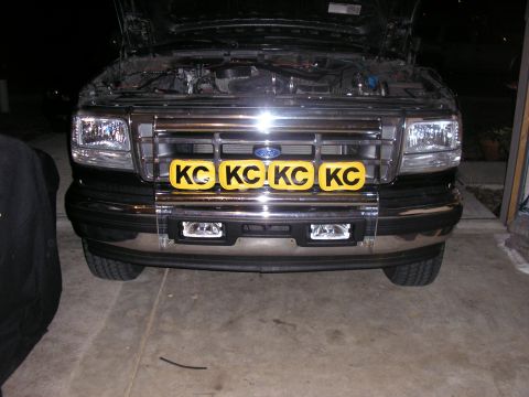1996 Ford Bronco - lights installed