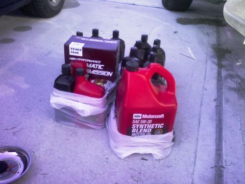 2001 Ford F-150 - All you need to change your tranny fluid