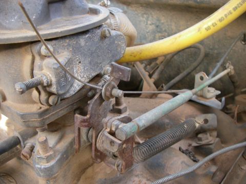 1978 Ford Bronco - hand throttle to carb