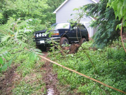 1994 Ford Bronco - Bronco getting ready to pull