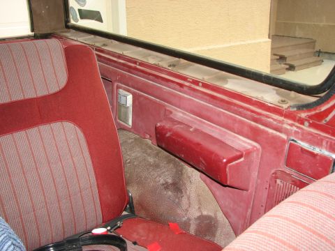 1986 Ford Bronco - panels that I got out of an '88. Much nicer now with the rear light and pockets