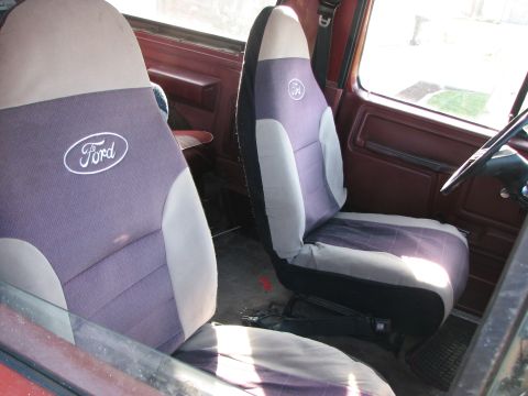 1986 Ford Bronco - both seats installed. The hardest part was the driver side. To mount that seat I had to drill 2 holes in the rear mounting tab of the seat.…