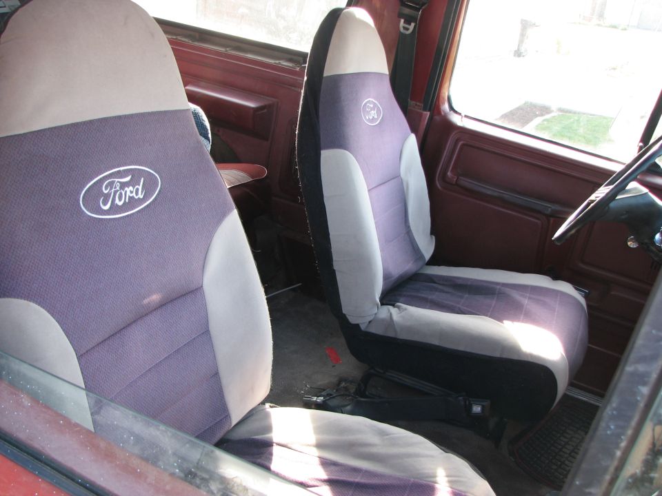 both seats installed. The hardest part was the driver side. To mount that seat I had to drill 2 holes in the rear mounting tab of the seat. The dimples were there but wasn't drilled yet. Still wasn't a hard task.