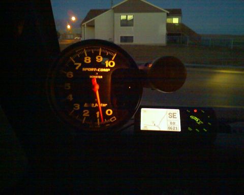 1986 Ford Bronco - my gps and tach lit up at night
