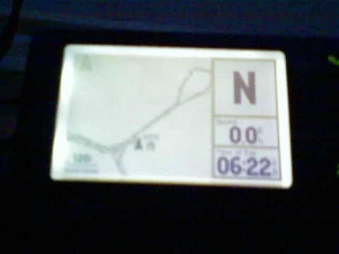 1986 Ford Bronco - gps screen