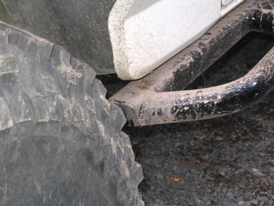close up shot of the passenger side rear
