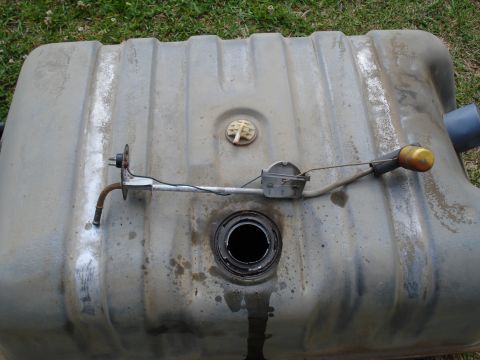 1984 Ford Bronco - Fuel tank with sending unit and float assembly, likely for a Ford Bronco.