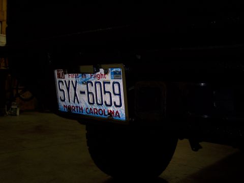 1983 Ford Bronco - had to upgrade from the zipties that were holding it on.