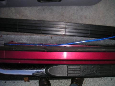 1994 Ford Bronco - Close-up of the "Westin" branded running board on a 1994 Ford Bronco.