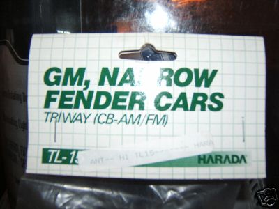 1994 Ford Bronco - Packaging for a CB antenna, indicating compatibility with GM narrow fender cars.