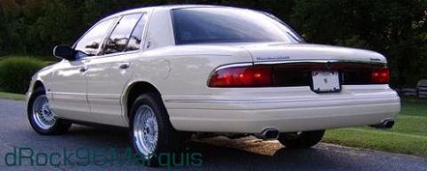 1996 Mercury Grand Marquis - This sedan's body style suggests a model year around 1995, not 1996 as claimed.