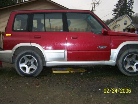 1988 Suzuki Samurai - Pass Side (plastic is in the back)