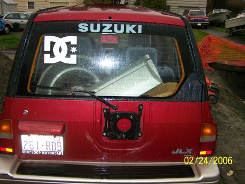 1988 Suzuki Samurai - Back