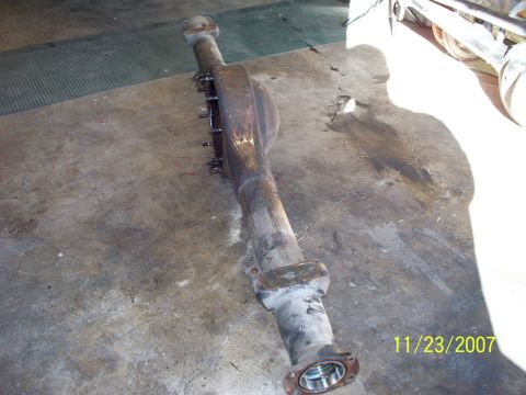 2007 Ford Ranger - A rear axle assembly is shown on a concrete floor, with a date stamp indicating November 23, 2007.