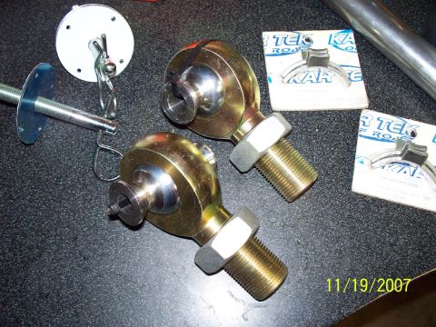 2007 Ford Ranger - Rod ends and associated hardware are laid out on a dark surface, with a date stamp of 11/19/2007 visible.