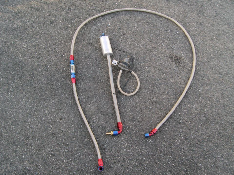 fuel pump, malpassi FPR with gauge and Braided lines with fittings