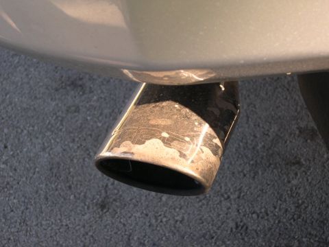 2007 Toyota FJ Cruiser - The ol TRD cat back. After installiing this & hearing how quiet it was I imediately hacked the TRD muffler off & had a Flowmaster Super44 s…