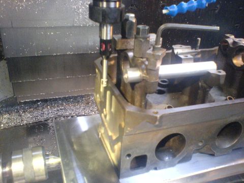 1964 Ford 427 - Aussie machine shop work on the SOHC Cammer aluminum heads.