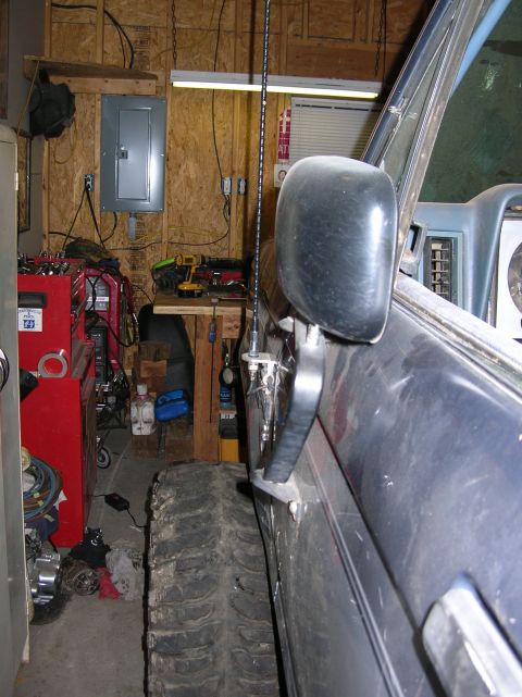 1985 Ford Bronco II - 19" gain in wheelbase width from stock measuring outside of tire width. the tires stick way out there and I love it .
