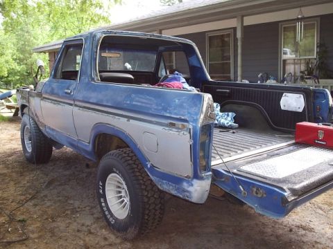 1978 Ford Bronco - First time topless, evar!