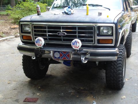 1984 Ford Bronco - The grille and headlight design suggest a Ford truck from the early 1980s, not a 1984 Bronco.