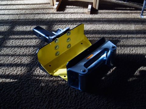 1985 Ford Bronco II - later i got rid of the 6 bolts and welded it solid. so far it works great.