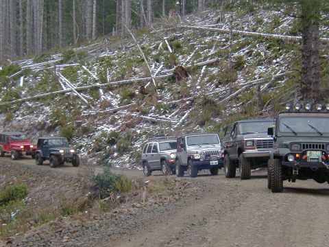 2005 Jeep Wrangler - Drivers..Rio, Sven, JAJ who was also 1 of 4 to go up the waterfall, Roccet, Larry, & John.
