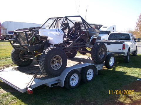 1984 Ford Bronco - replacement fender after roll over....