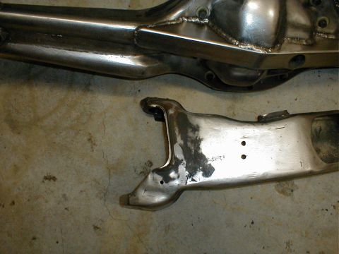 1996 Ford Bronco - Close-up view of automotive suspension components, likely from a vehicle's front or rear axle assembly.