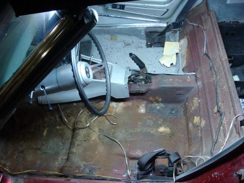 1975 Chevrolet Corvette - More carpet removal
