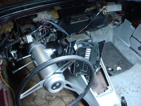 1975 Chevrolet Corvette - Dash is out to be re-dyed, tach fixed