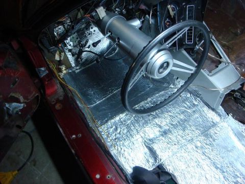 1975 Chevrolet Corvette - Making progress on sound deadener...