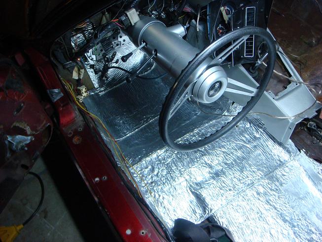 Making progress on sound deadener...
