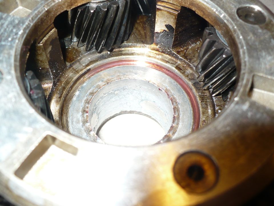 Forward planetary in drum, internal splines are gone