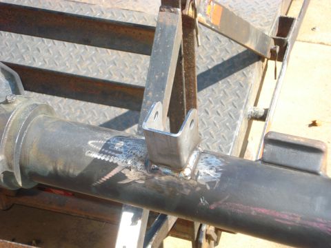 1996 Ford Bronco - shock tabs relocated
