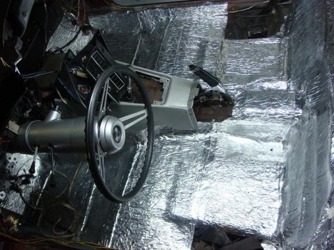 1975 Chevrolet Corvette - Sound deadener all in and ready for carpet