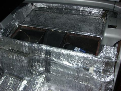 1975 Chevrolet Corvette - Trunk area finished insulating