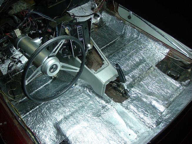 Last pic before the dash goes back together and carpet goes in