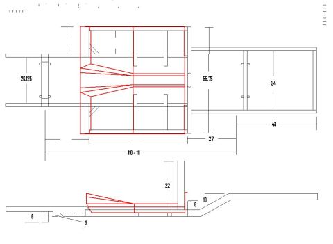 1964 Ford Ranchero - New Chassis drawing