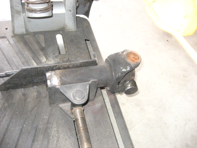 cut the female slip off yoke #1