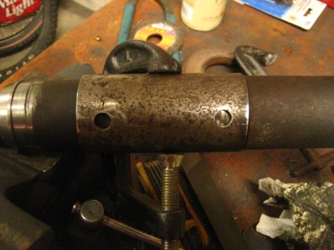1989 Ford Bronco - use the male spline to line up the yokes before you weld them.