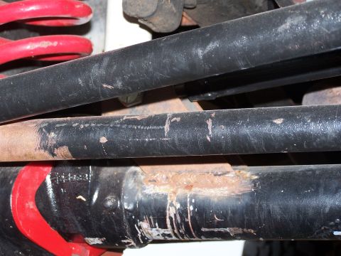 1979 Ford Bronco - Lower track bar mount