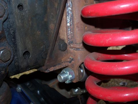 1979 Ford Bronco - upper control arm mount 3/4x3/4 Hiems on both ends.
