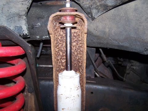 1979 Ford Bronco - Driver side shock mount