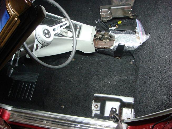 Carpet trimmed