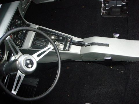 1975 Chevrolet Corvette - Carpet all trimmed out, rest of console assembled.