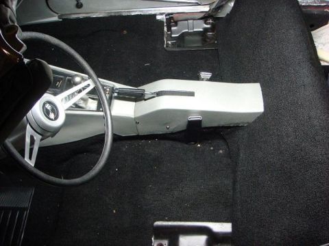 1975 Chevrolet Corvette - Seat riser carpet laid into place